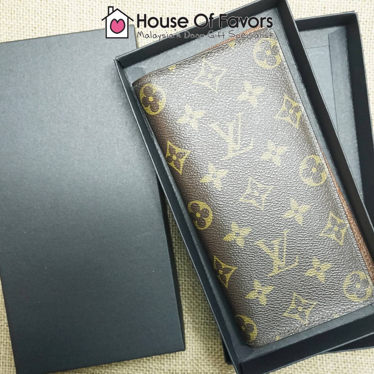 25pcs 22x11x3cm Black Card Box With Lid Purse Size Kotak Tudung Shawl 