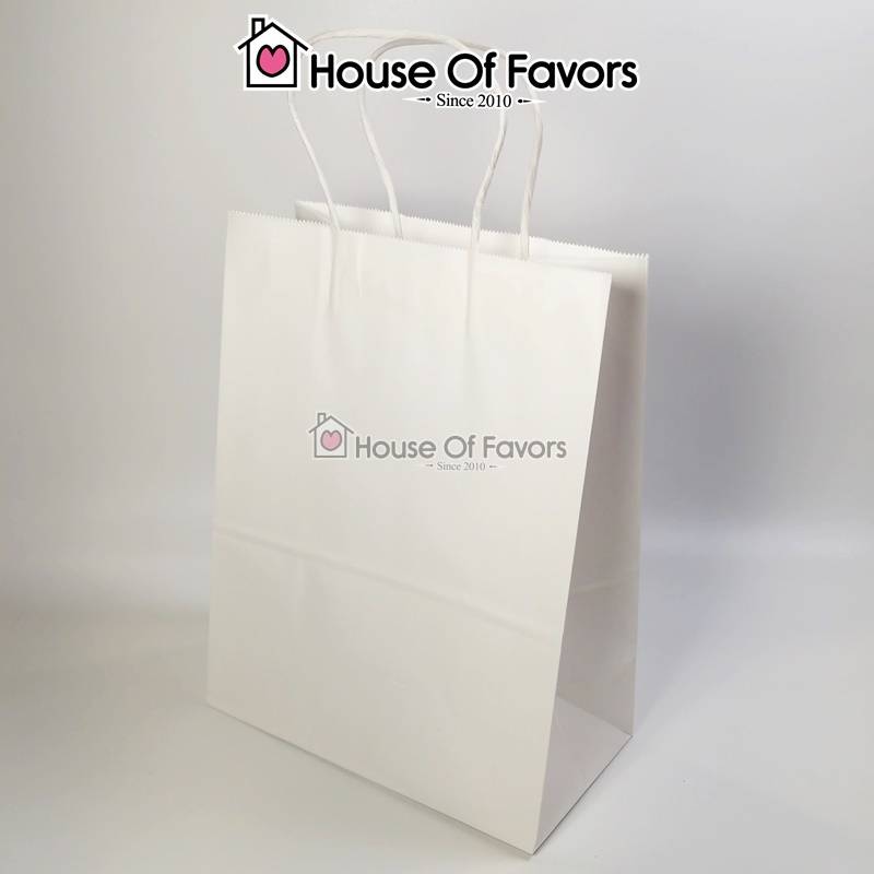 12pcs/set Kraft Paper Bag A5 A4 Size Twisted Handle Color Retail