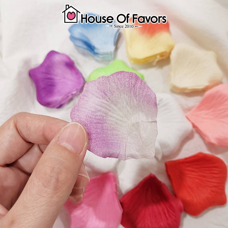 144pcs Artificial Polyester Rose Petals Silk Rose Flower Petal Confetti